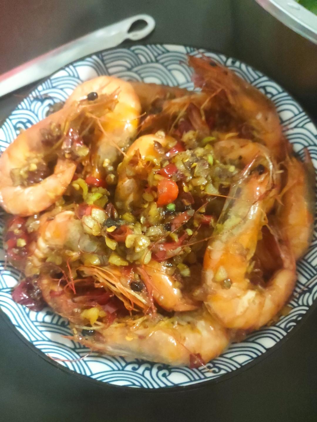 蒜蓉炒大虾