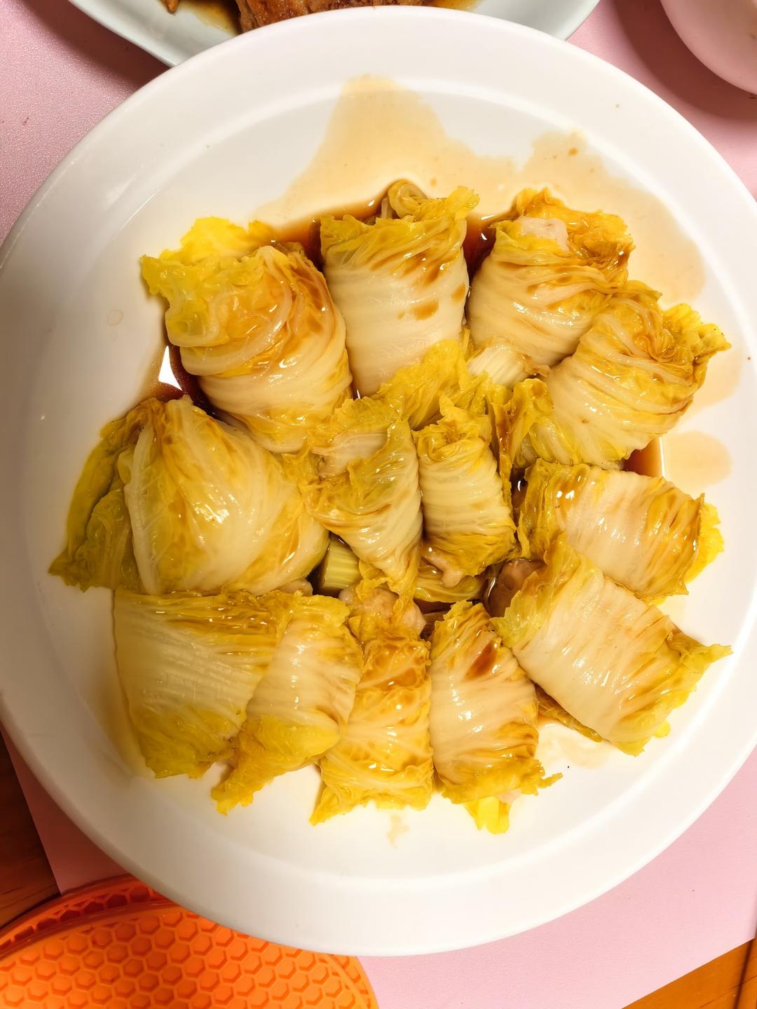 清淡却下饭的虾滑白菜卷，打赌你吃一次就忘不了！