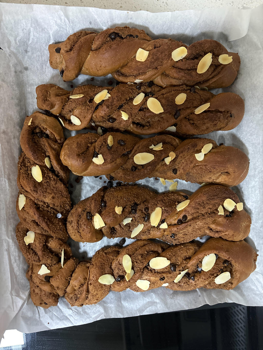 巧克力奶酥面包