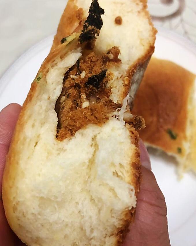 葱香肉松墨西哥面包（波兰种+烫种）
