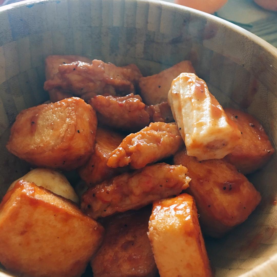 茄汁鱼丸