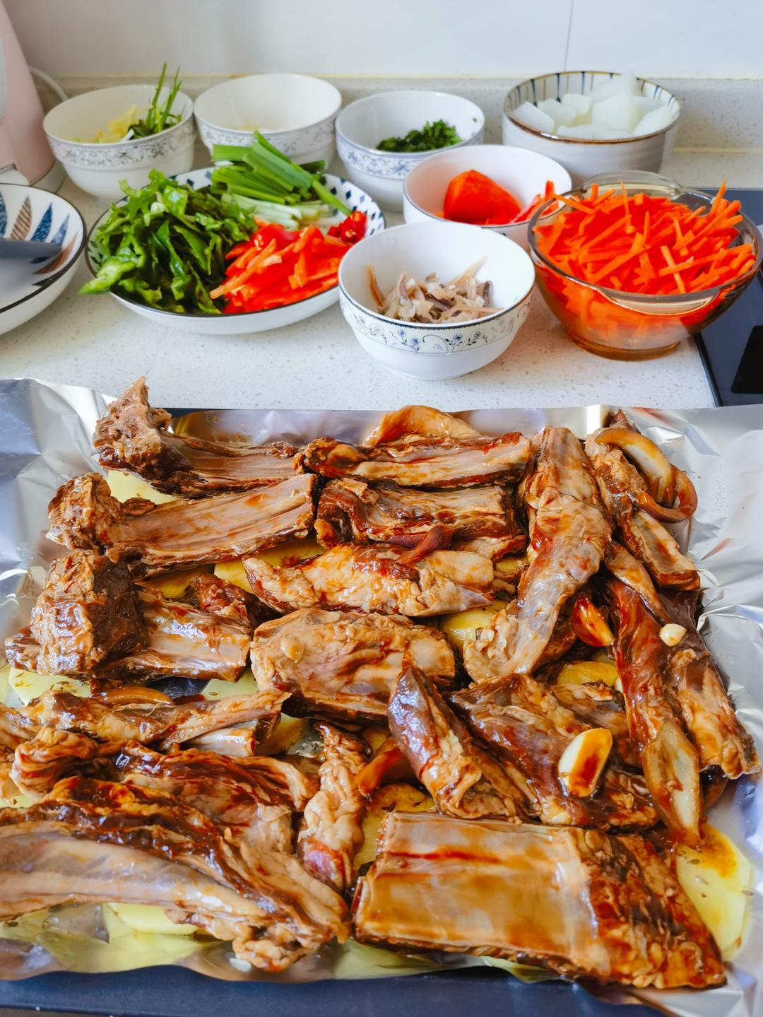 烤箱烤羊排