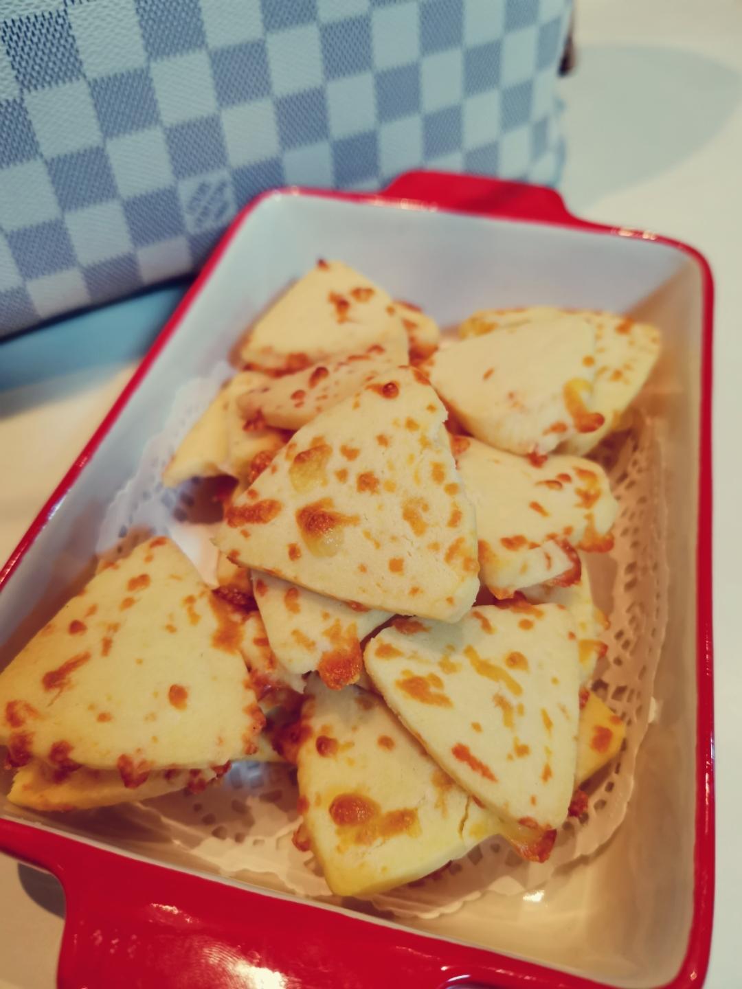 免打发❗️零失败❗️黄金芝士咸味饼干❗️