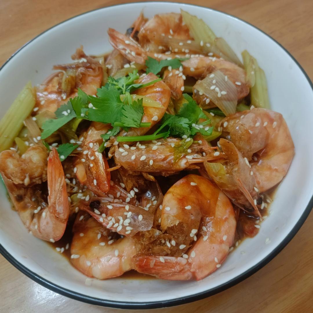 家庭版油焖大虾