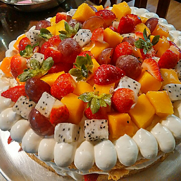 可可戚风裸蛋糕