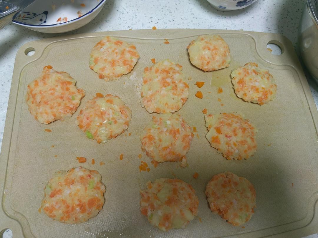 土豆鲜虾饼