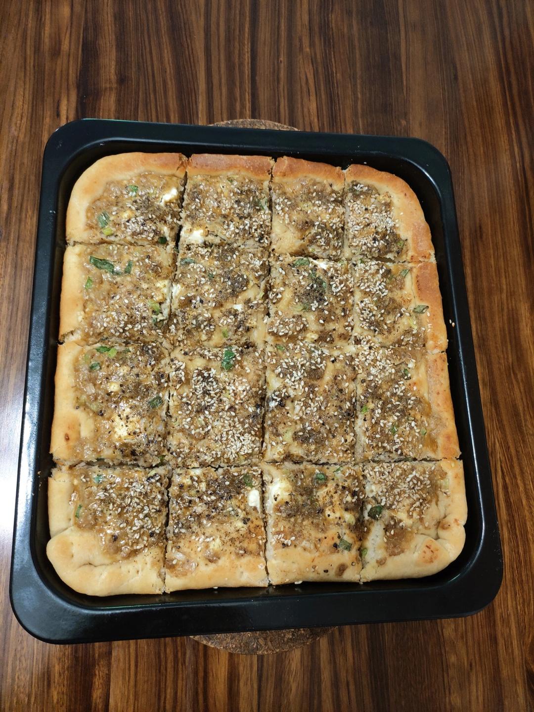 【独家】巨好吃中式超大披萨~土掉渣烧饼！