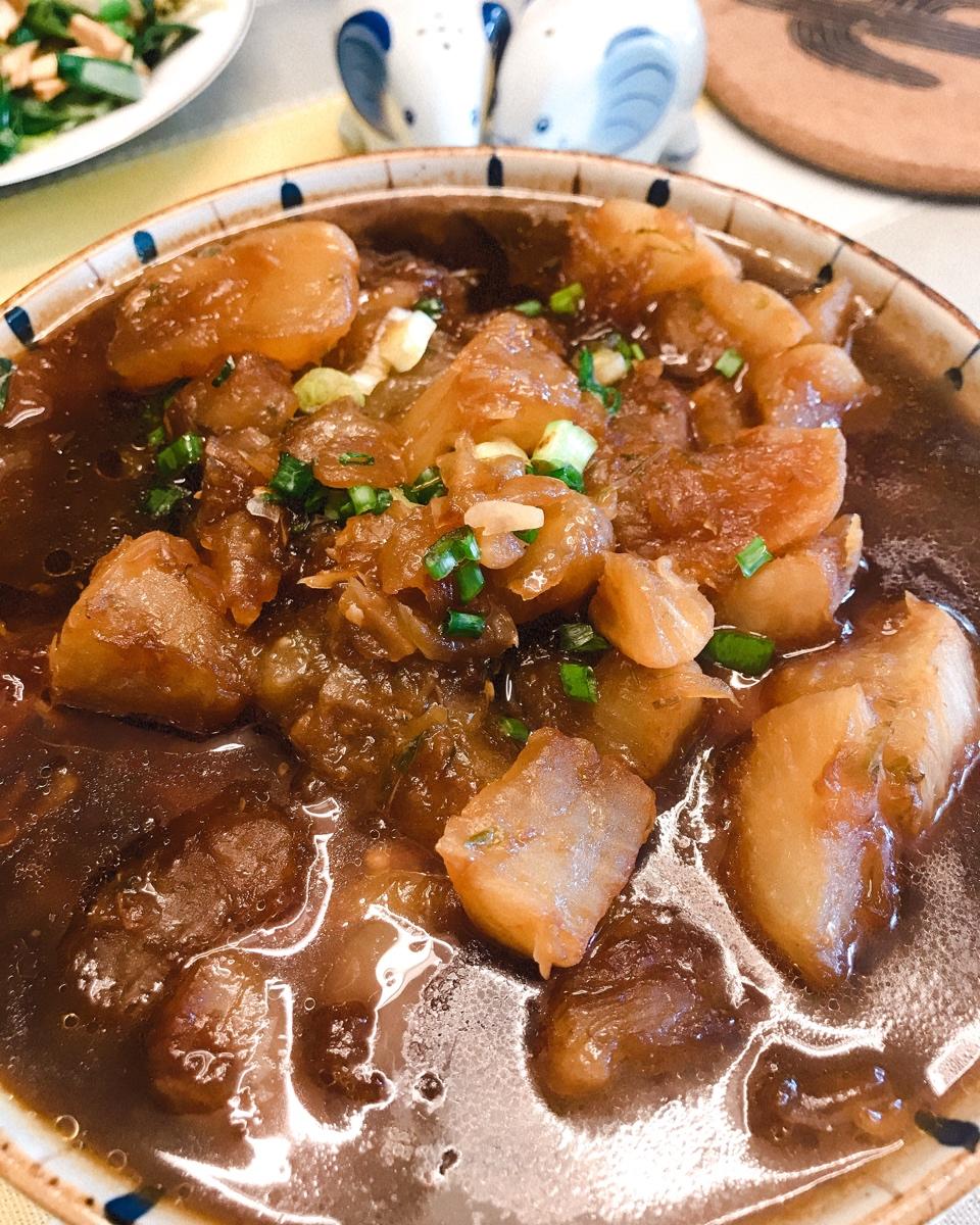鲍汁烧白萝卜
