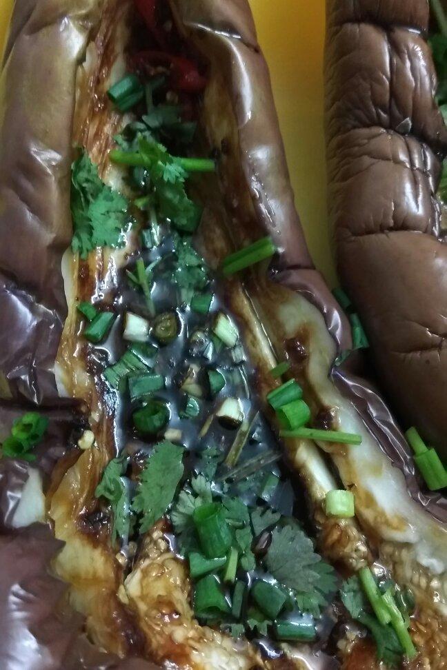微波炉烤茄子
