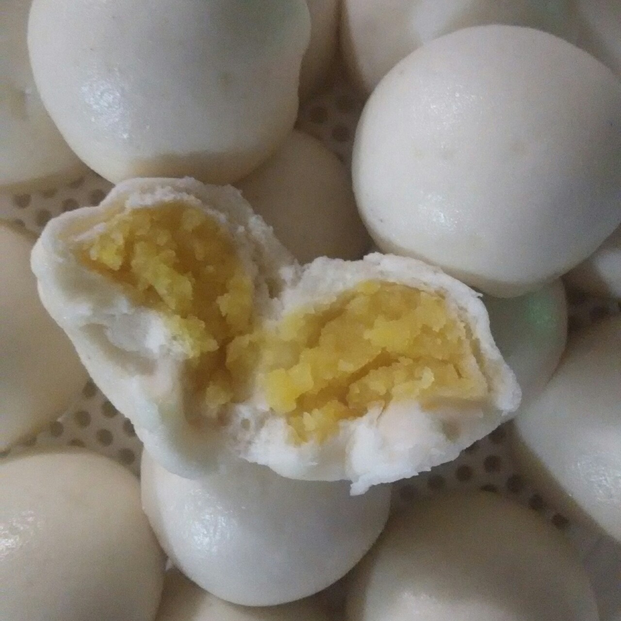 紫薯奶黄包