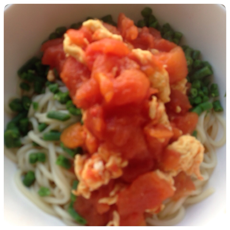 番茄鸡蛋盖浇面