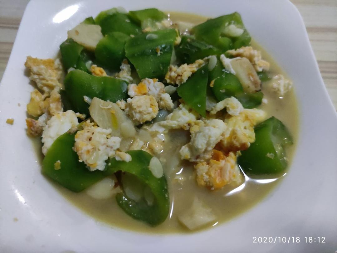 丝瓜炒鸡蛋