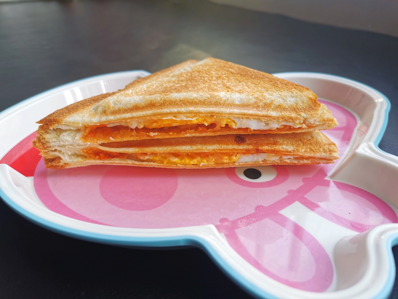 简单早餐机（轻食机热压）做三明治
