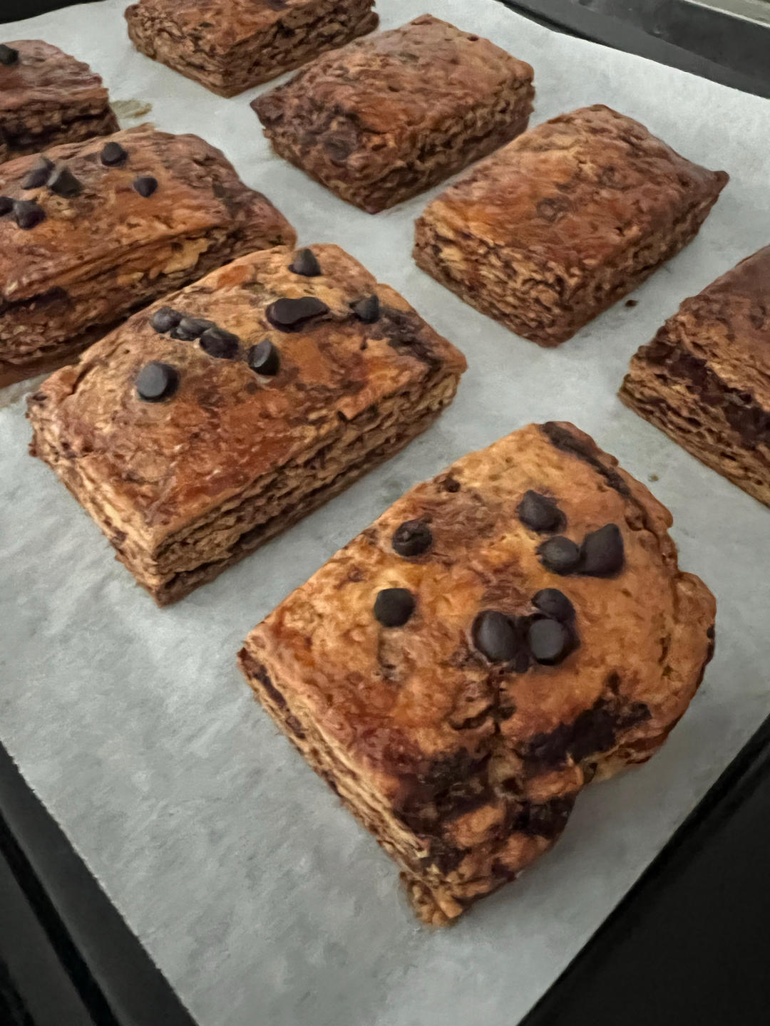 千层巧克力司康，简单的制作，不失败