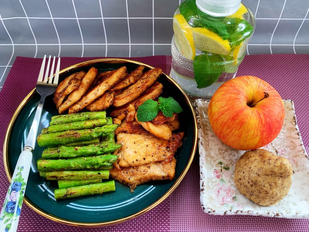 减肥食谱平底锅版烤鸡胸肉的做法