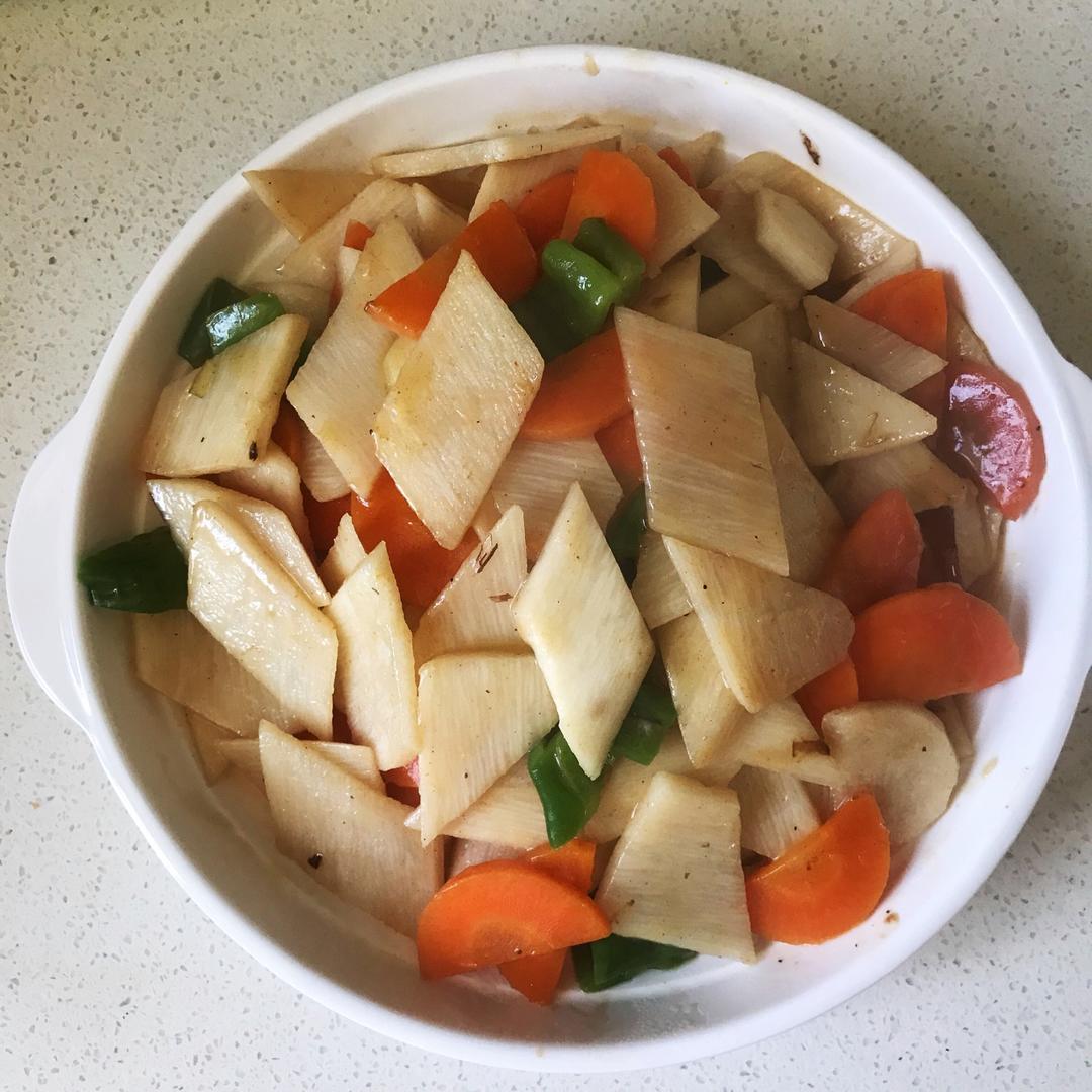 老丁的私房菜-清炒山药