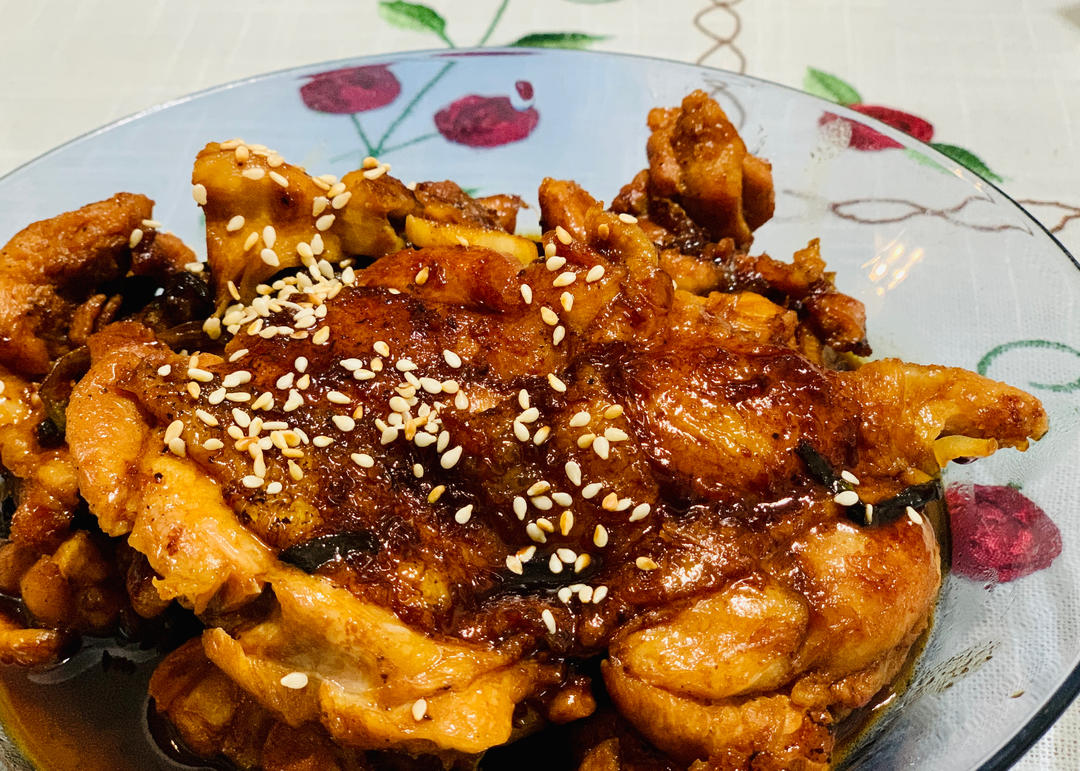 不放一滴油的照烧鸡腿饭