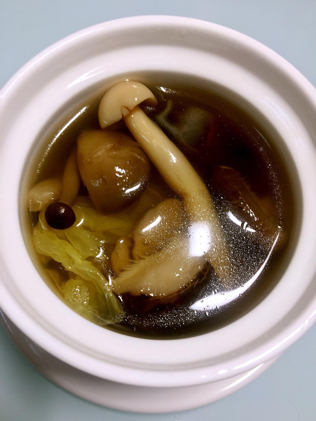 电饭煲简易又好吃的菌菇汤的做法