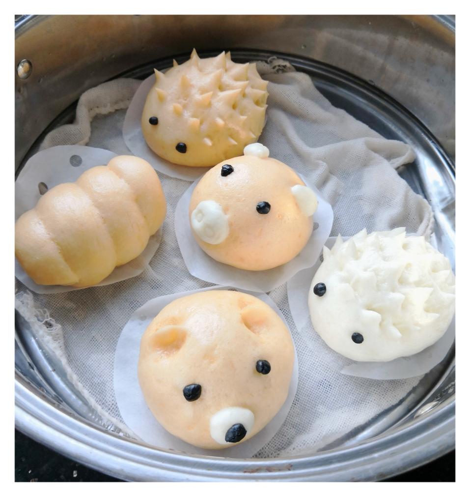 可爱宝宝卡通馒头!的做法