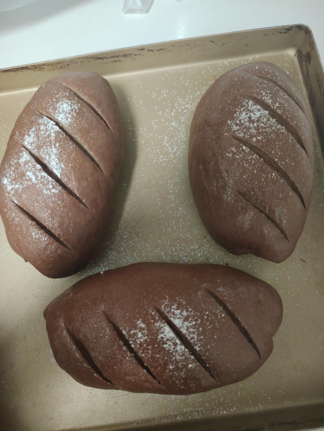 超级好吃简单好做的可可麻薯软欧面包