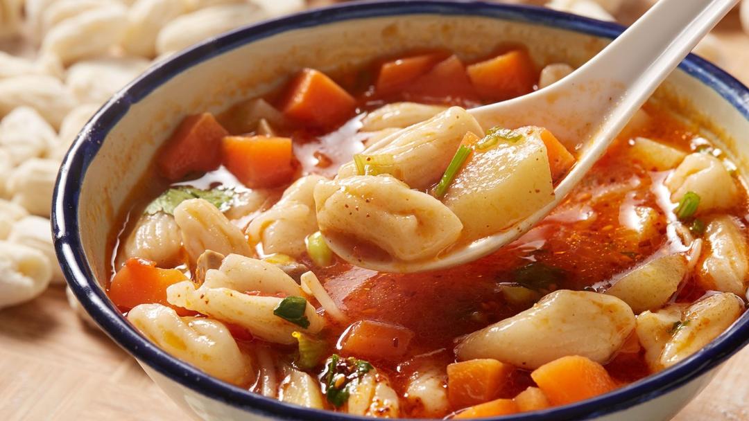 【烩麻食】陕西面食花样多，粗中有细手儿巧！