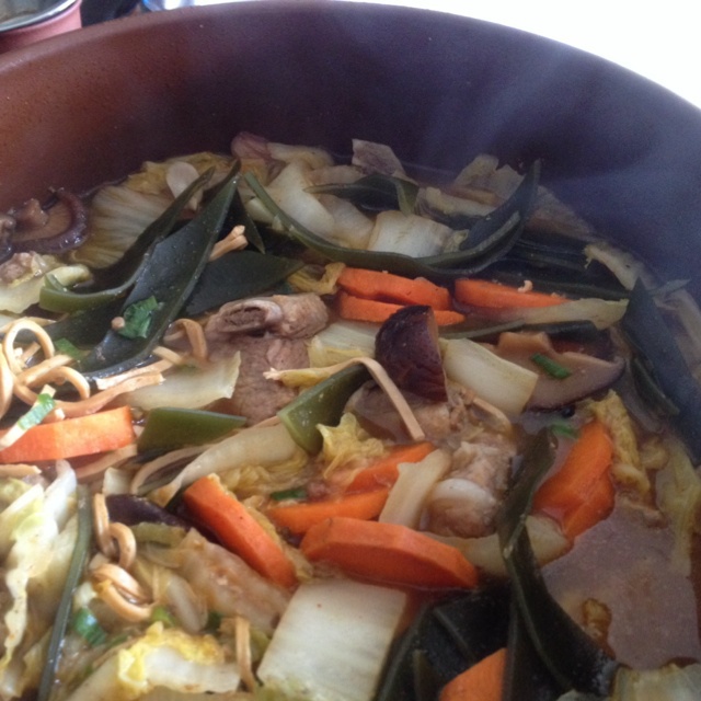 排骨白菜炖粉条