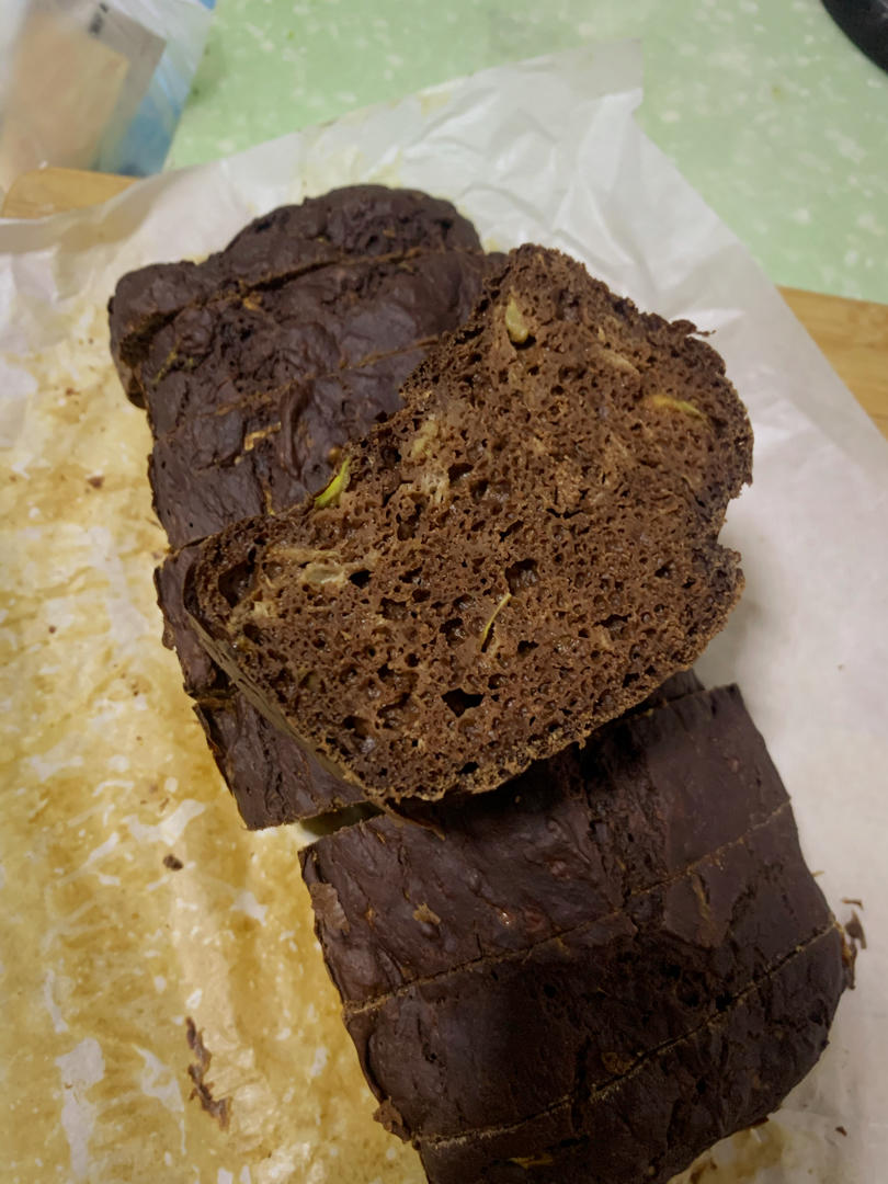 巧克力西葫芦快手面包（健康巧克力“蛋糕”）丨健康·烘焙