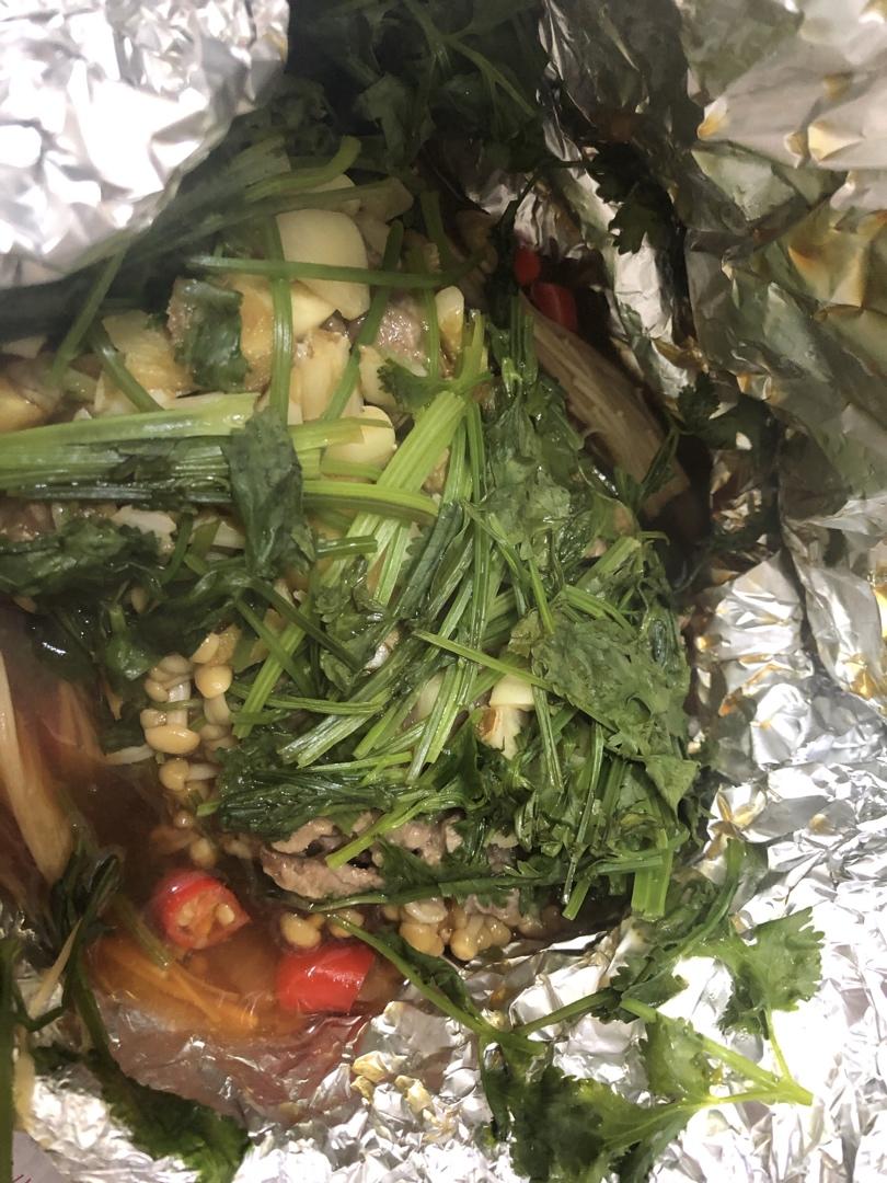 平底锅锡纸牛肉（超快手）