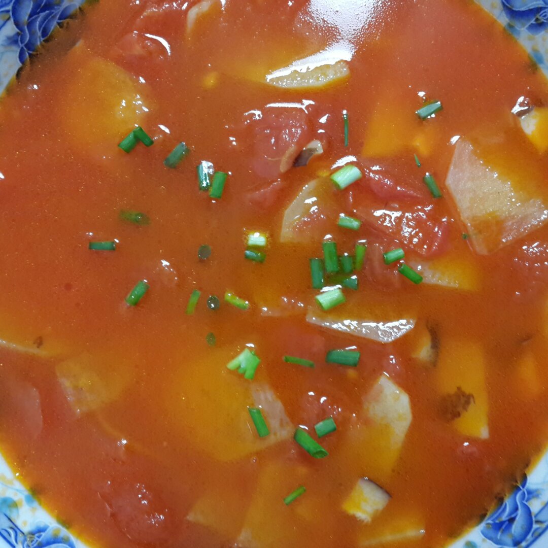 超级浓超好喝的番茄土豆汤