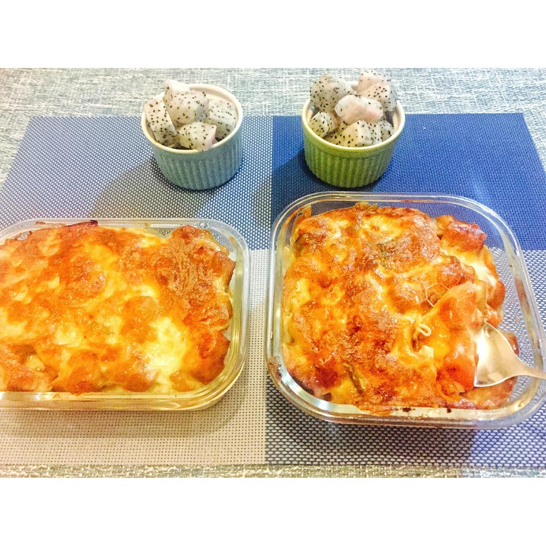 番茄鸡肉浓情焗饭【两人份】