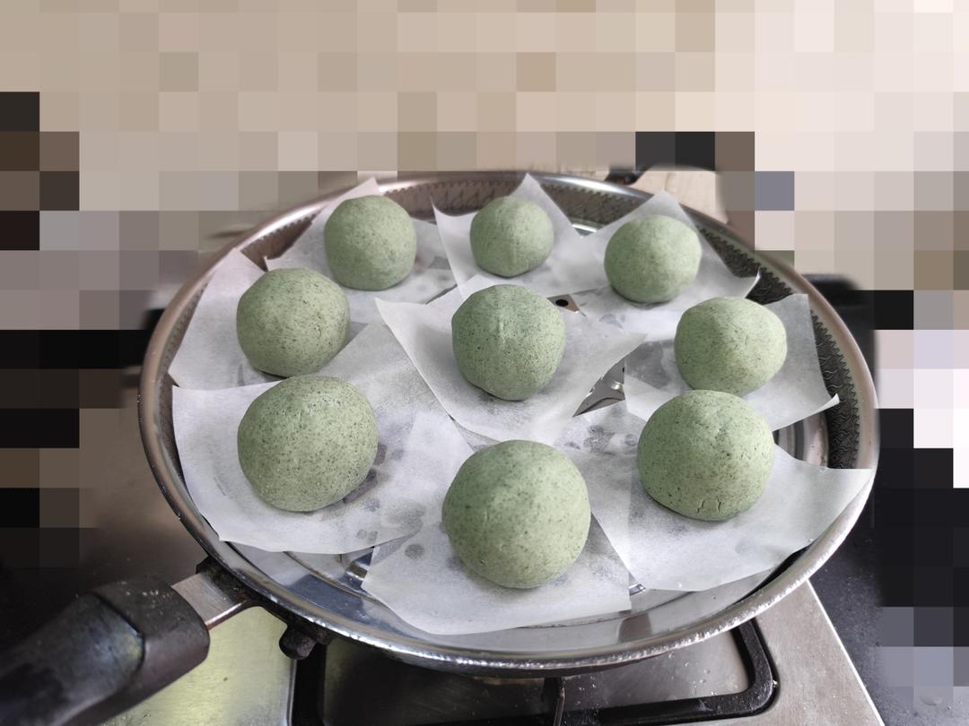 艾草粉青团（不裂不塌隔天不硬）