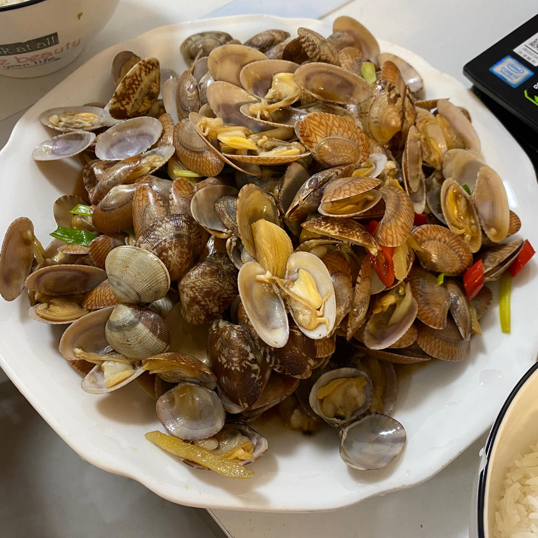 5分钟快手菜❗️秒杀路边摊爆炒花甲～好吃到爆