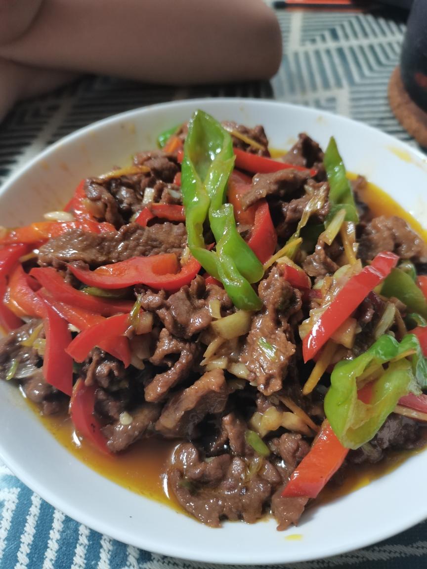 青椒牛肉丝的做法