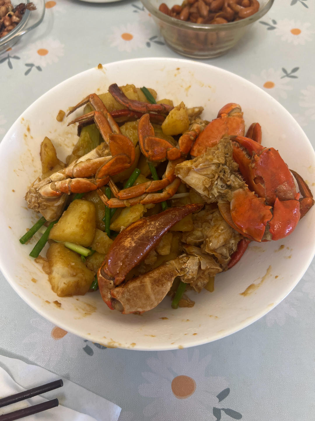 米其林三星餐厅新荣记食谱-青蟹烧土豆 90
