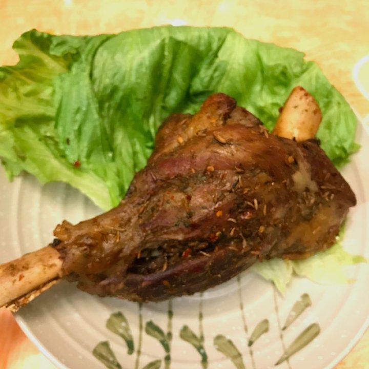 烤羊腿
