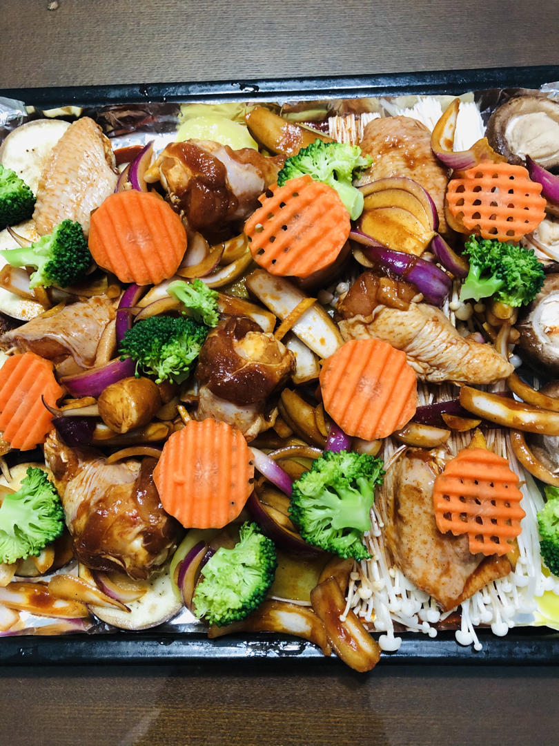 烤鸡翅～吮指蒜香鸡翅