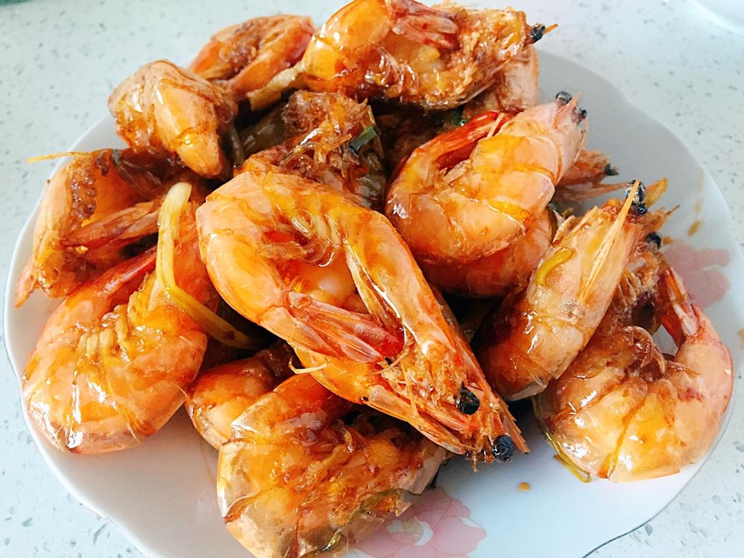 油爆河虾