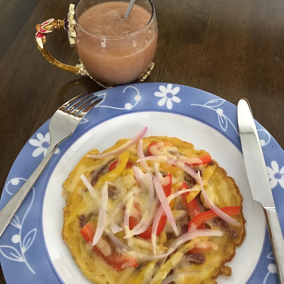 披萨蛋（快速早餐）