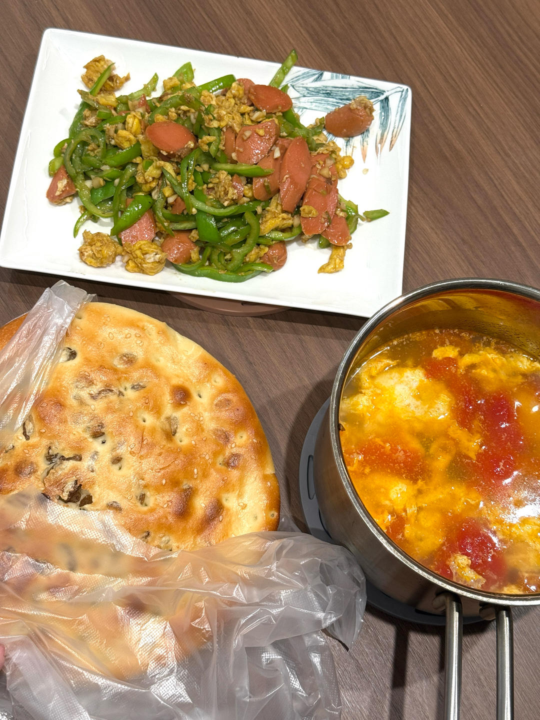 青椒火腿炒鸡蛋
