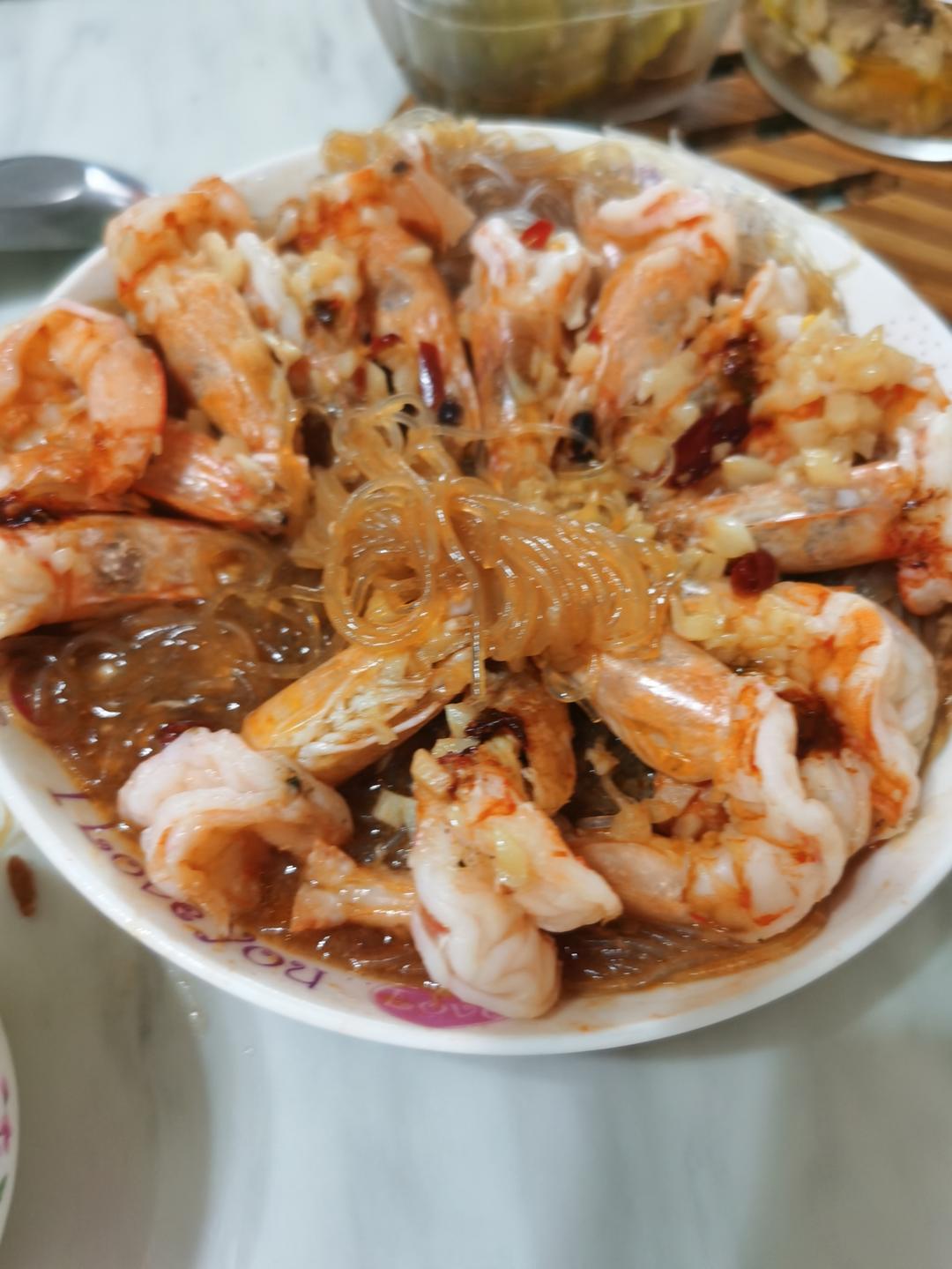 蒜蓉粉丝开背虾