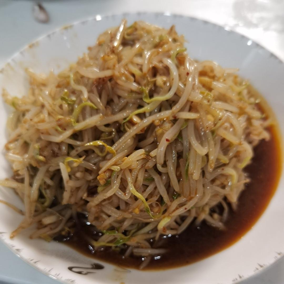 ㊙️开胃又下饭的凉拌豆芽！香辣过瘾零失败