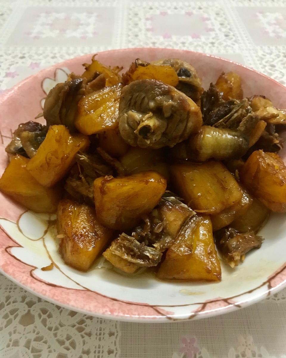 菠萝炒鸡