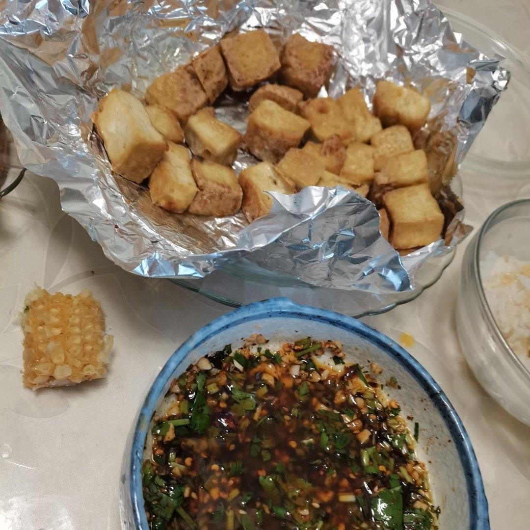 无敌好吃的低脂炸豆腐～空气炸锅版