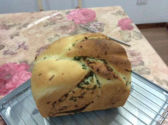 香葱肉松手撕吐司