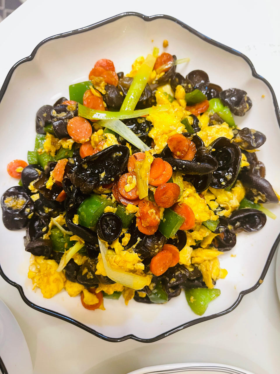 超下饭的青椒火腿炒蛋