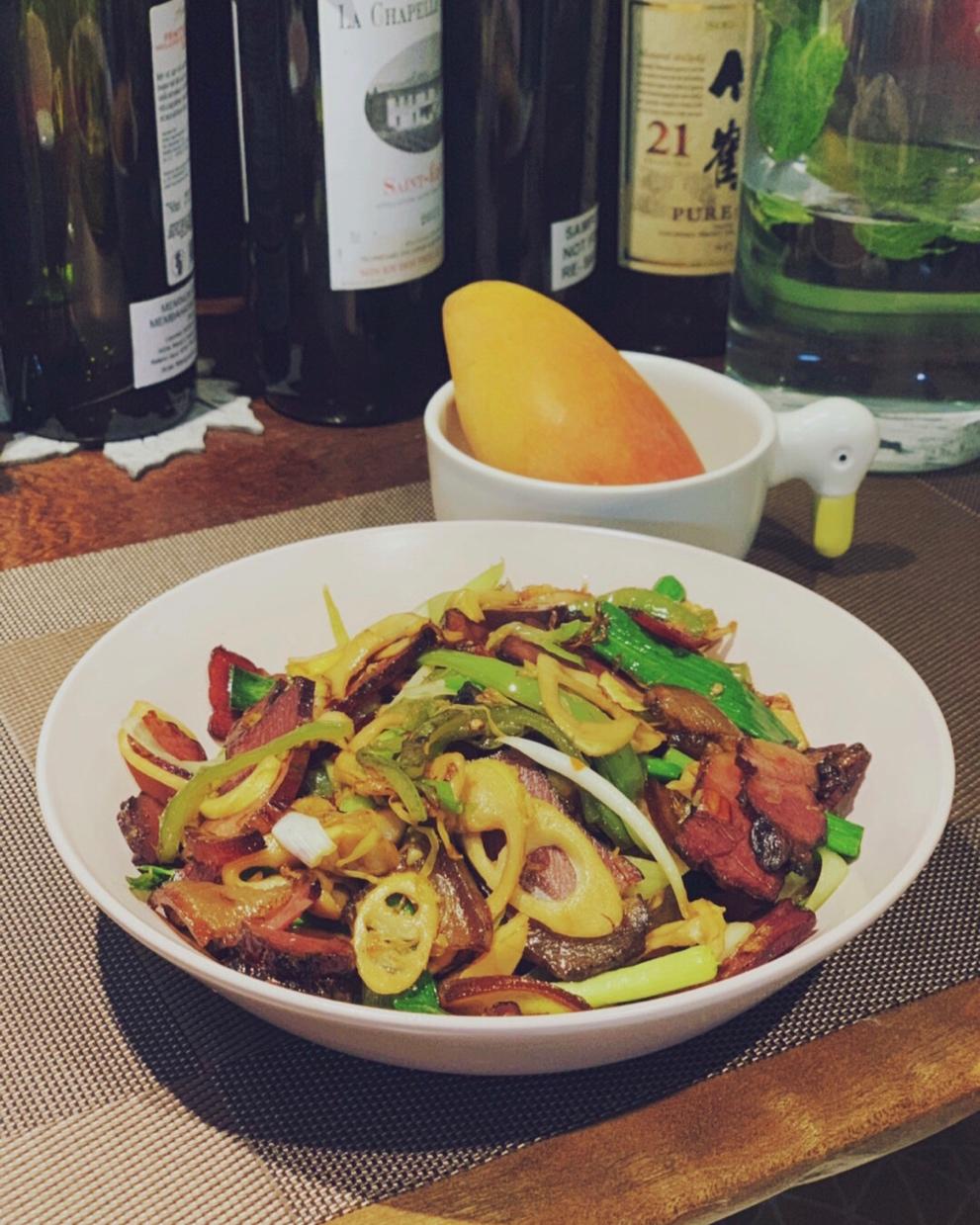 春雷鲜笋炒腊肉（多图，内附详细笋的处理方法）