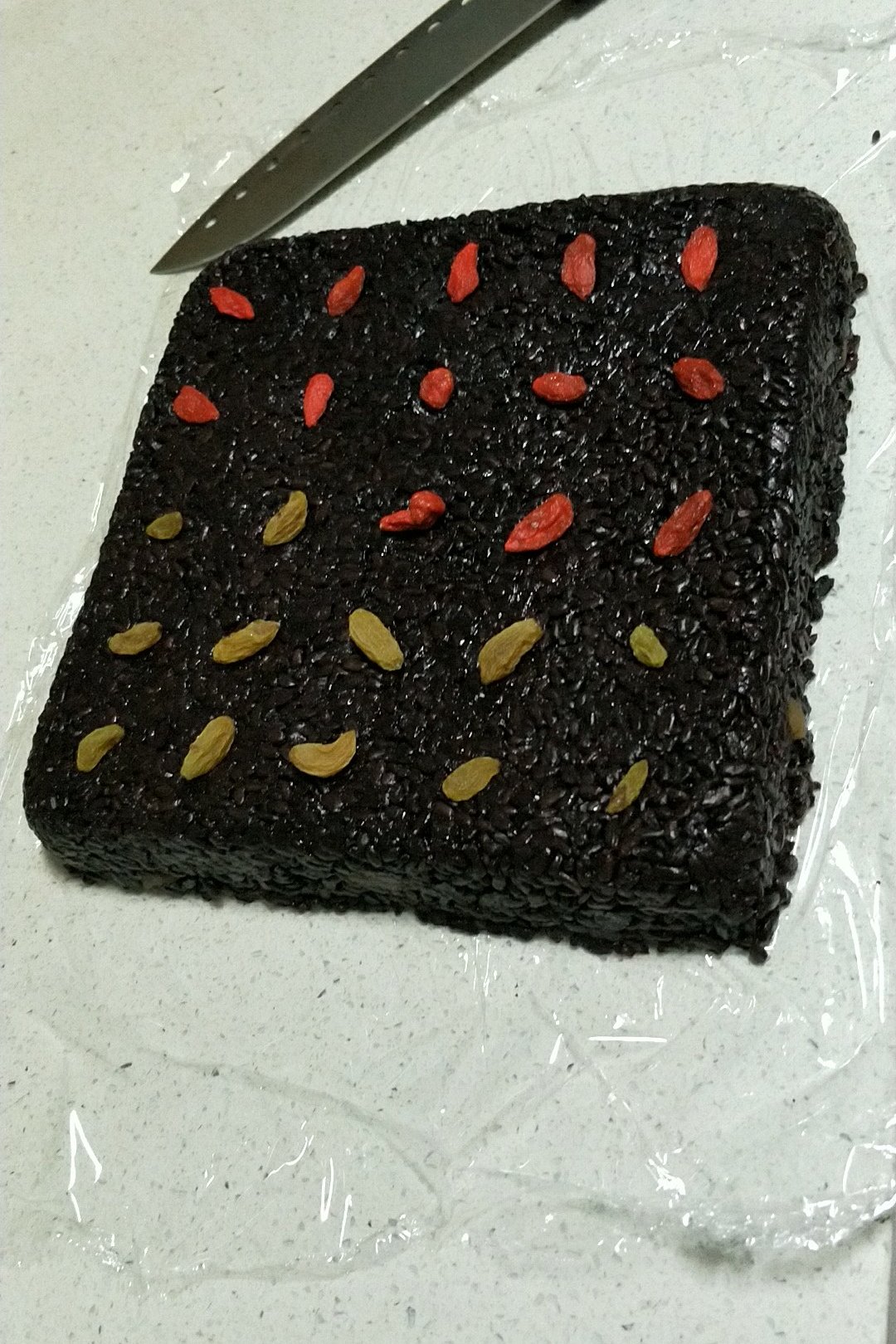 黑米枣糕
