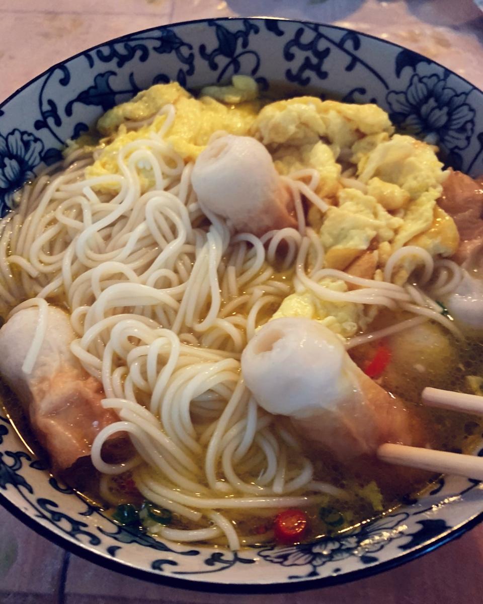 热汤面
