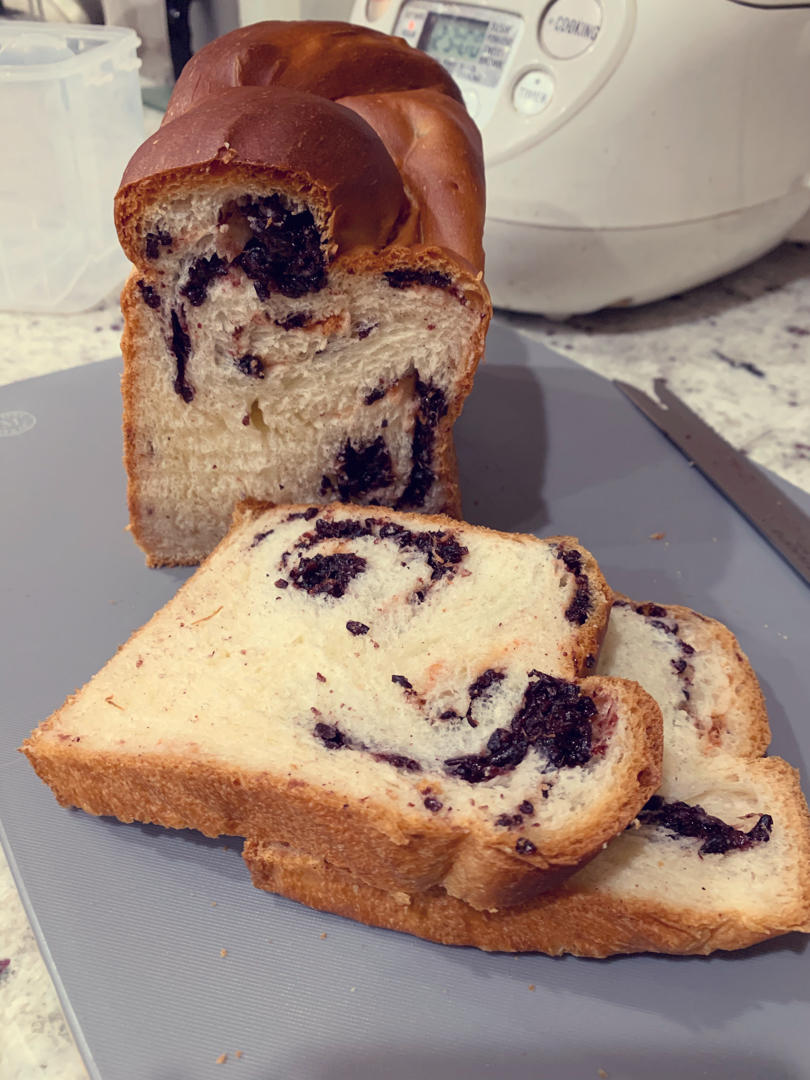 养生紫米吐司（中种法）