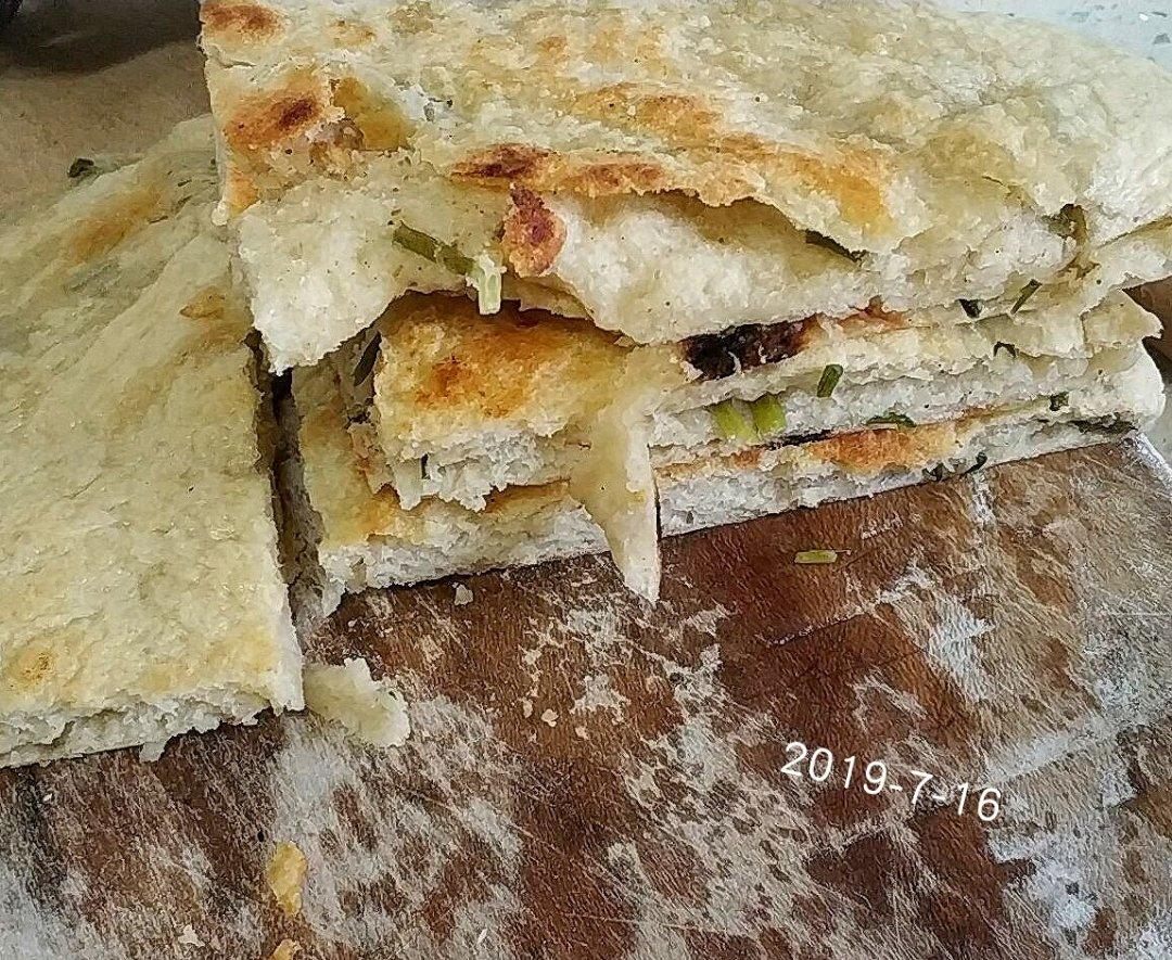 发面葱油饼
